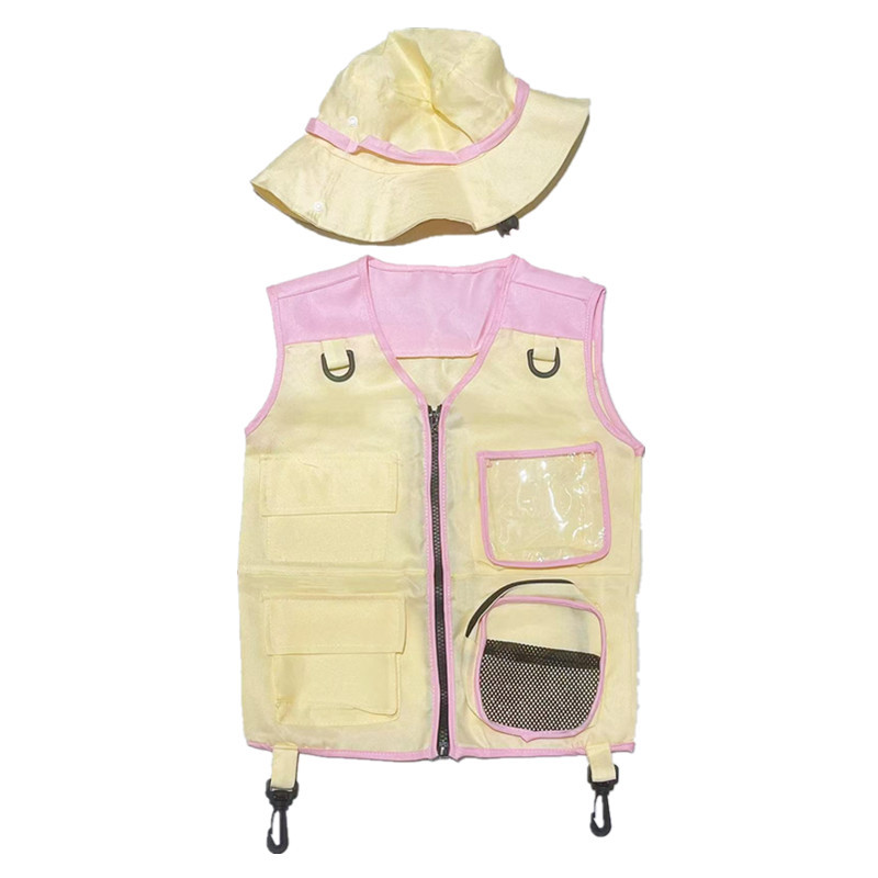 Outdoor Adventure Kids Party - Children Explorer Vest Hat Suit Outdoor
