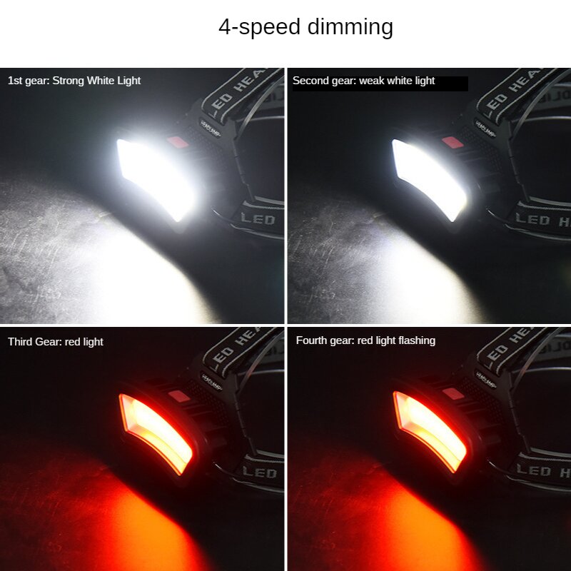 COB LED Headlamp USB Rechargea - Outdoor Adventure Zone ulasan dan harga