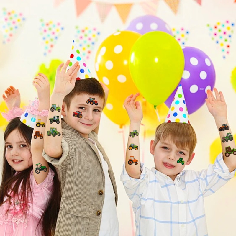 Kids Farm Adventure Tattoos 10 - Outdoor Adventure Kids Party ulasan dan harga