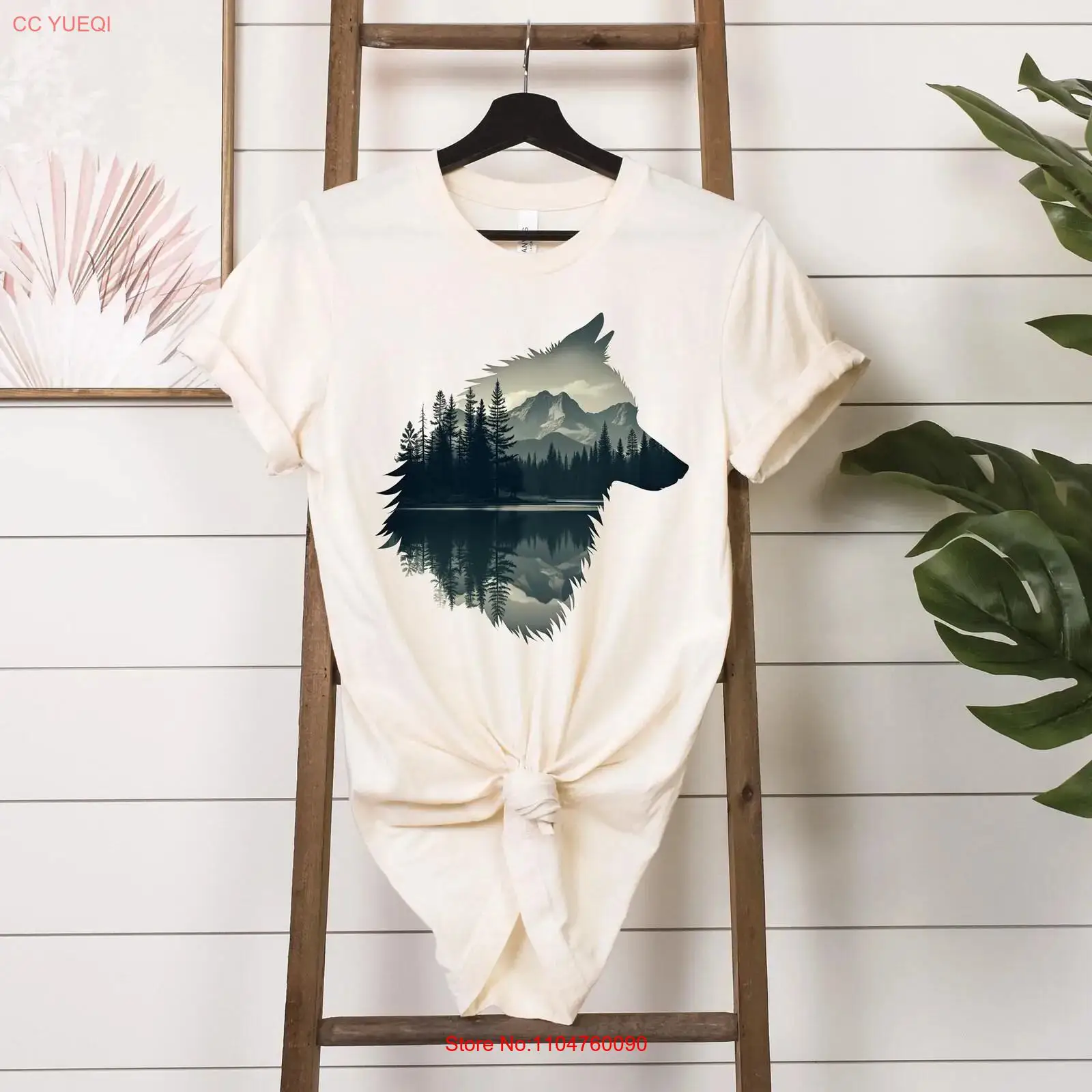 Nature Inspired Wolf T Shirt O - Outdoor Adventure Enthusiast ulasan dan harga