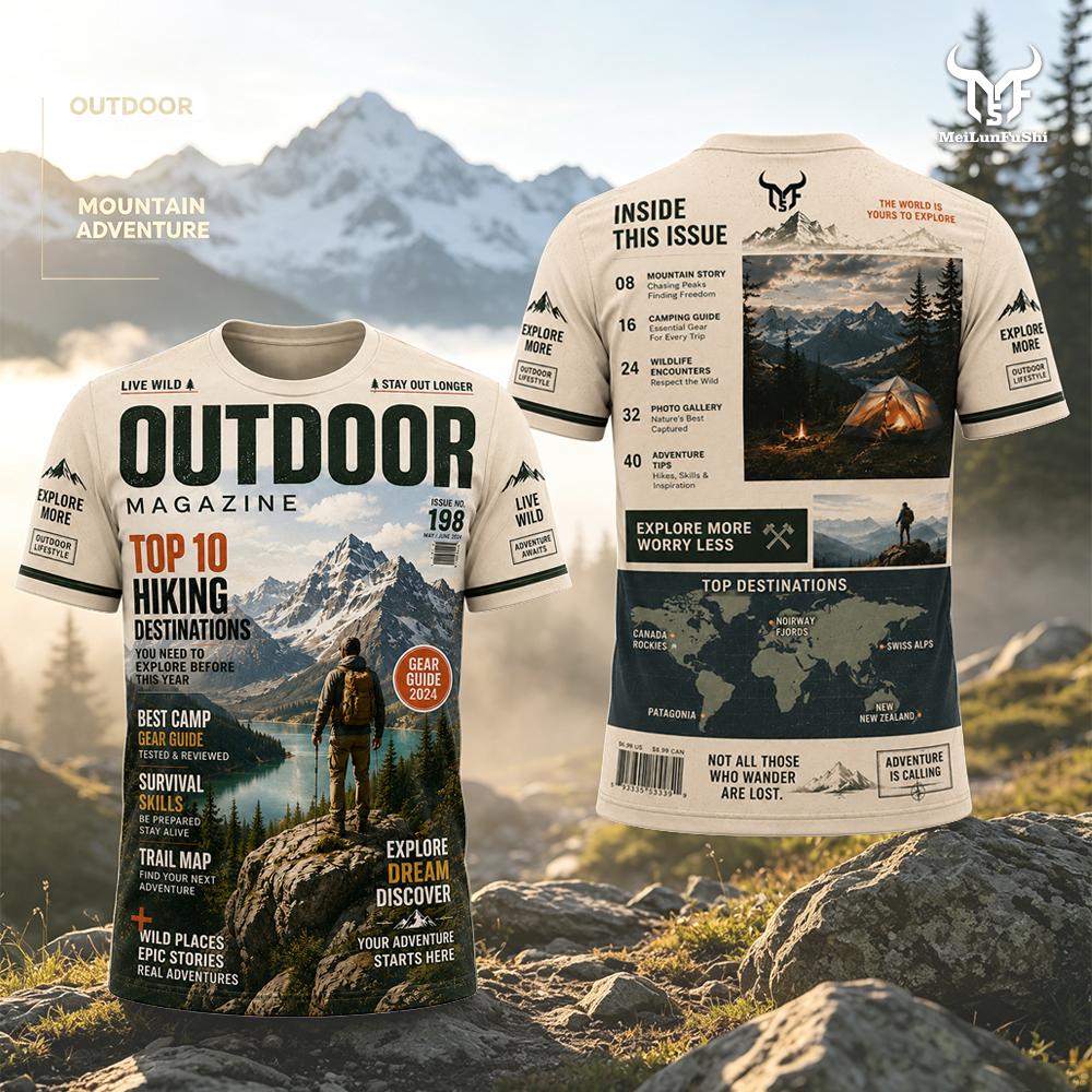 Magazine Style Adventure Print - Outdoor Adventure Magazines ulasan dan harga