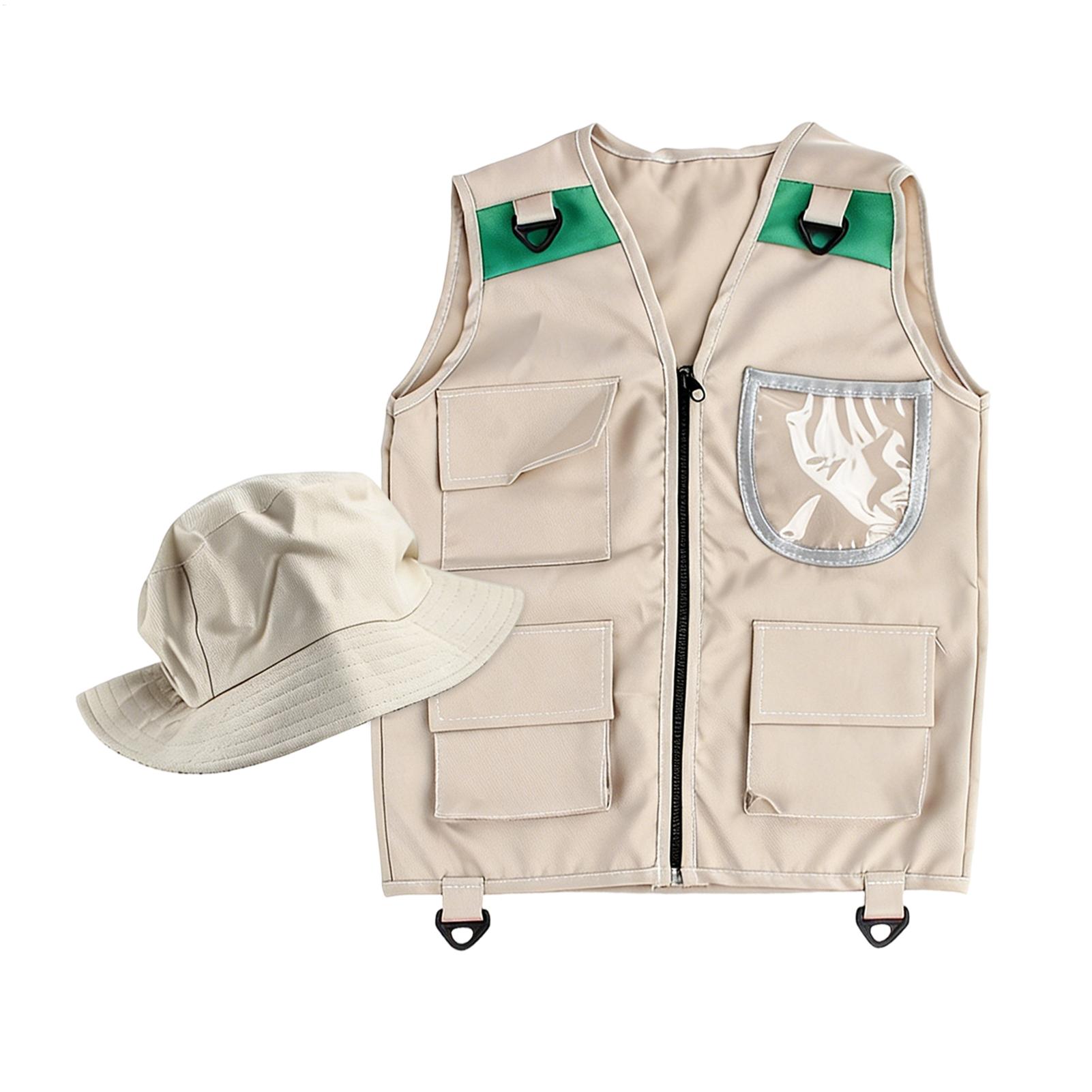Kids Costume Vest Hat ,Nature  - Outdoor Adventure Kids Party ulasan dan harga