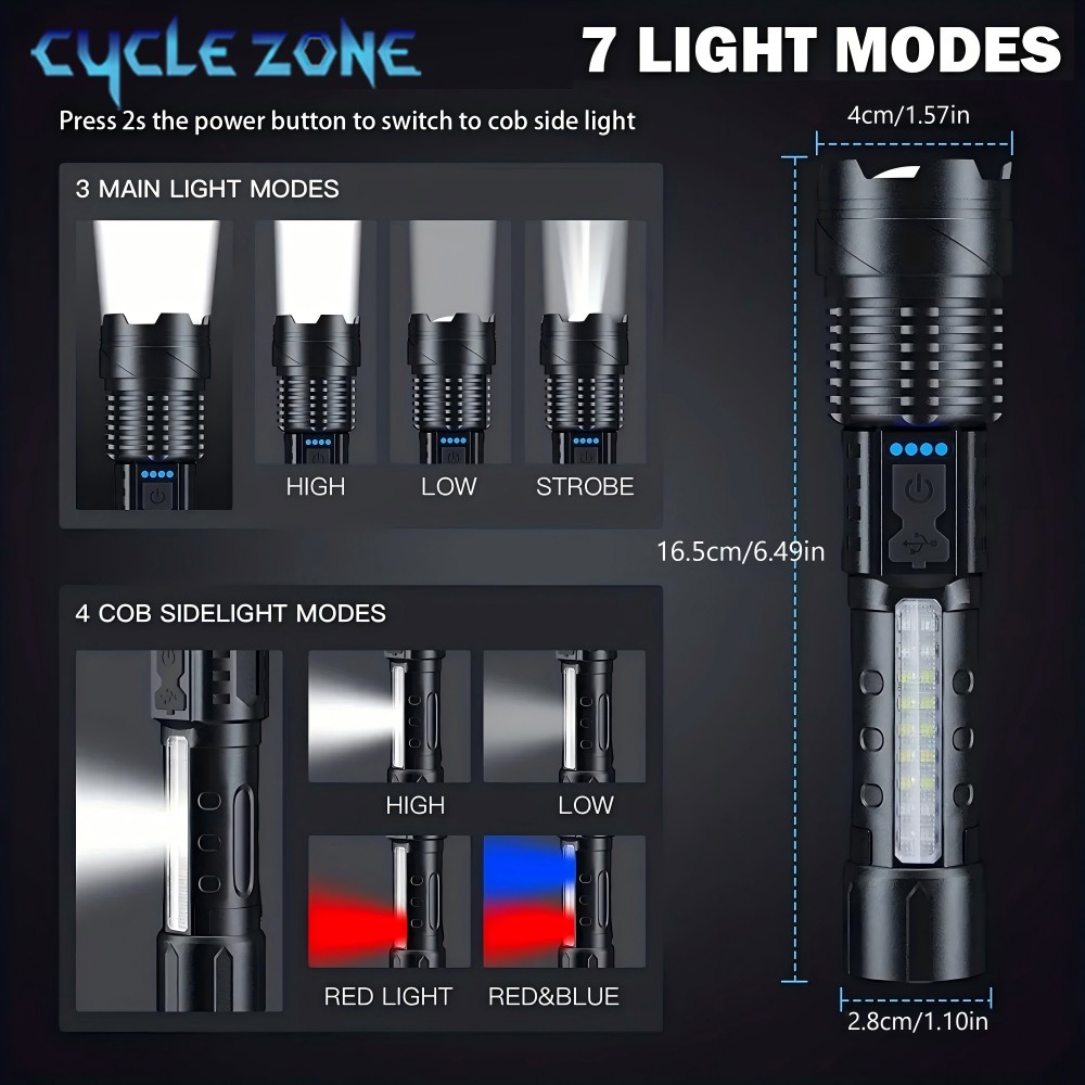 XHP50 Flashlight Zoomable Flas - Outdoor Adventure Zone ulasan dan harga
