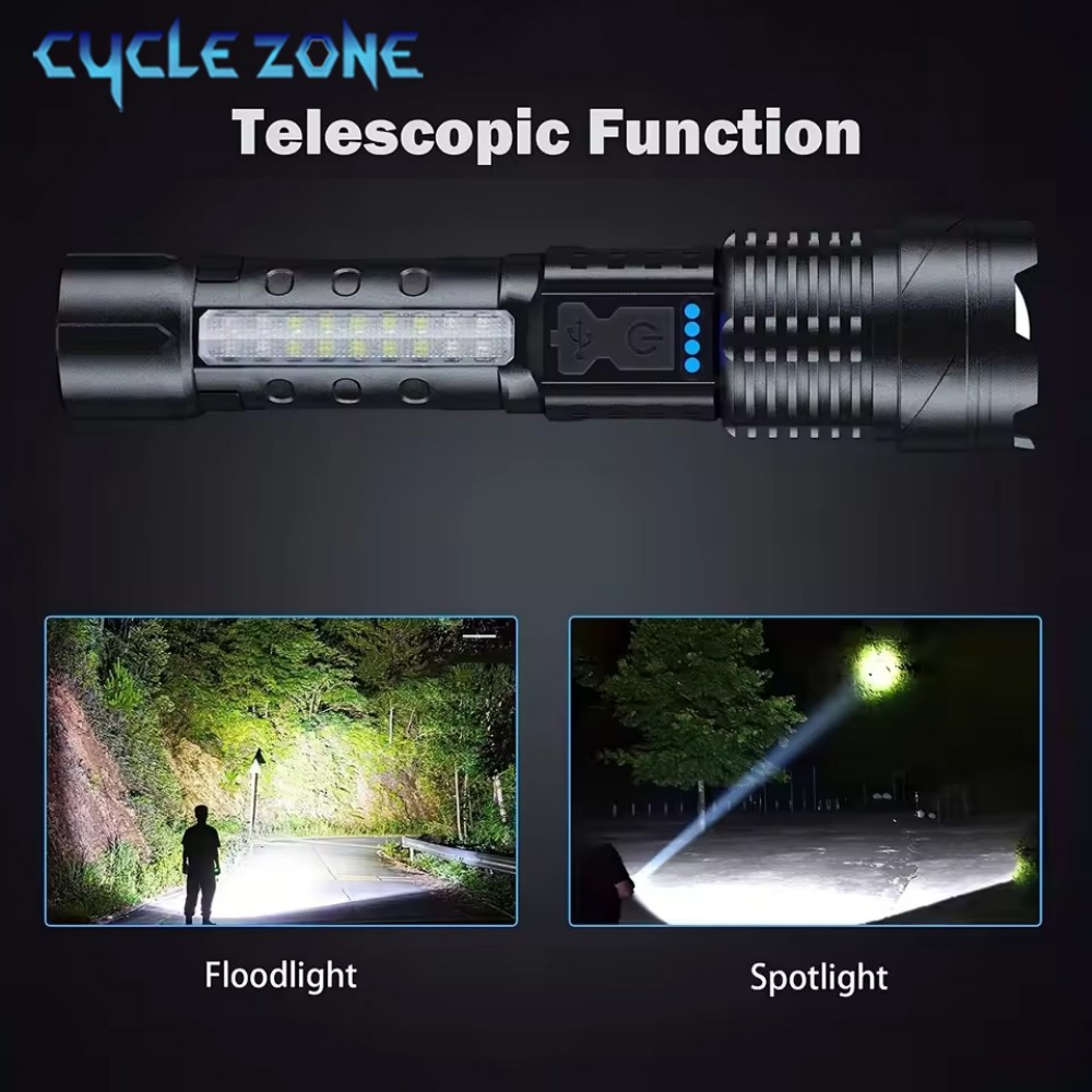 XHP50 Flashlight Zoomable Flas - Outdoor Adventure Zone ulasan dan harga