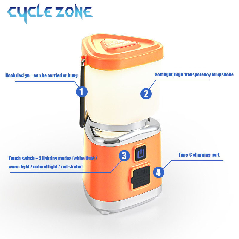 Portable Camping Light TYPE-C  - Outdoor Adventure Zone ulasan dan harga