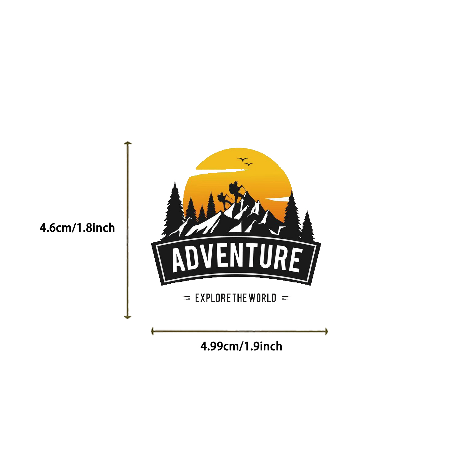 50/100pcs National Parks Stick - Outdoor Adventure Enthusiast ulasan dan harga