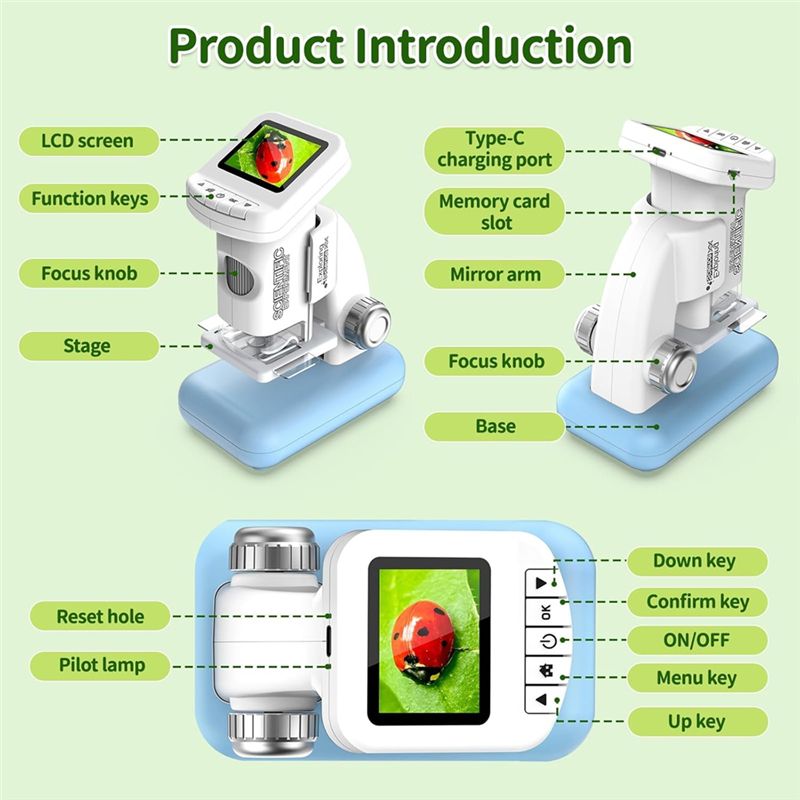 ABZL Explore Science Kids Digi - Outdoor Adventure Microscope ulasan dan harga