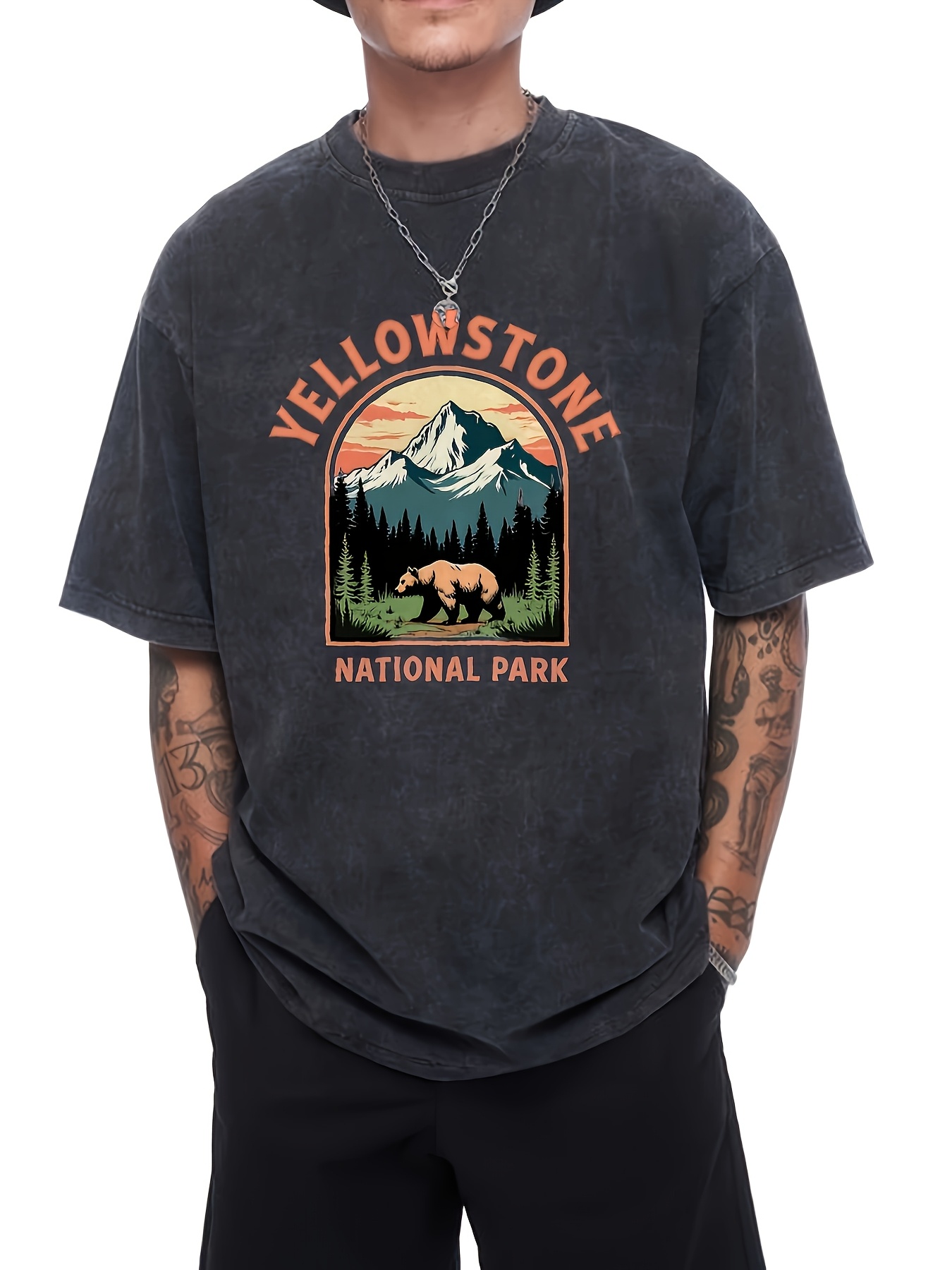 Men's Yellowstone National Par - Outdoor Adventure Enthusiast ulasan dan harga
